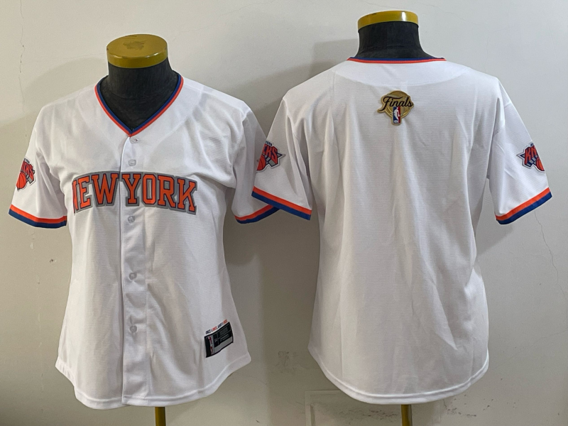 Men New York Knicks blank white 2026 Nike NBA jersey 0625001